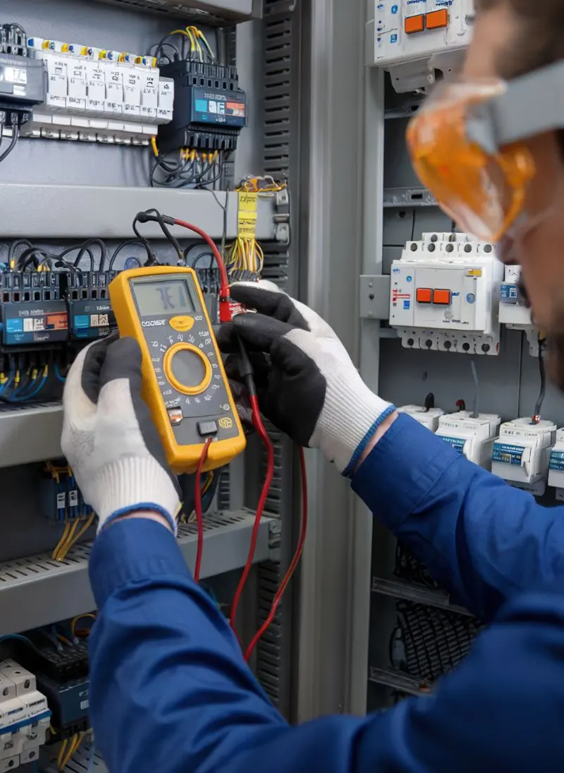 analise-de-energia técnico trabalhando na Análise de Energia