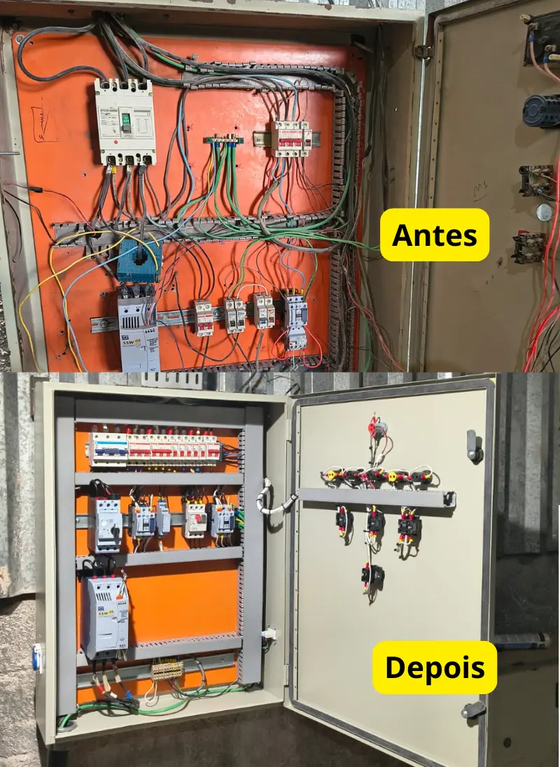 painel-eletrico-antes-e-depois Antes e Depois do retrofit de painéis eletricos